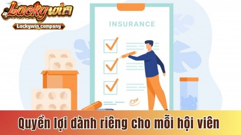 Quyền lợi dành riêng cho mỗi hội viên